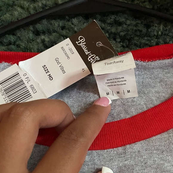 Longe Sleeve “God Vibes Only” shirt - Picture 5 of 5